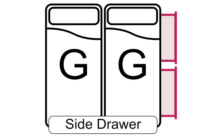 (G) Side Drawers