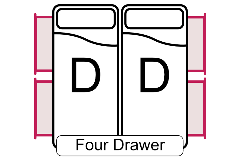 (D) Four Drawers